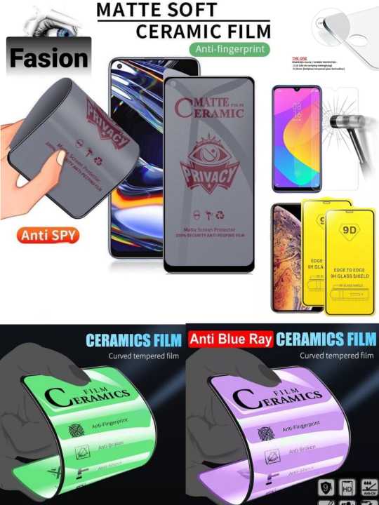 Tempered Glass Anti Spy Privacy Samsung A01 / A01 Core / A01S / A02 ...
