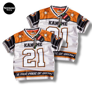 Kanome Baju Anak Oversize Unisek Number NFL Karakter Premium Usia 3-12 Tahun Bahan Dryfit Brazil Embos
