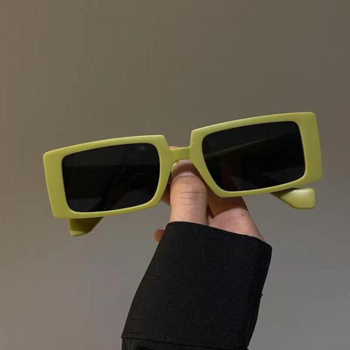 European%20American%20Personality%20Frosted%20Square%20Avocado%20Green%20Sunglasses%20INS%20Wind%20Sun%20Glasses%20Men%20And%20Women%20-%20Image%205