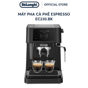 Máy Pha Cà Phê Espresso DeLonghi Stilosa EC230.BK – 15 Bar Vòi Đánh Sữa Pha Cappuccino & Latte