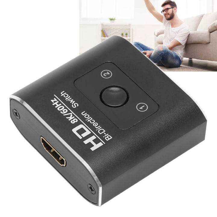 Video Splitter Selector Stable HD Multimedia Interface Switch Plug and ...