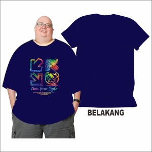 Max Bb 150 Kg Turn Your Stile Kaos Wanita Pria Kaos  Jumbo Big Size 2XL3XL4XL5XL6XL7XL Pria Dan Wanita Bahan Semi Katun Combed 24