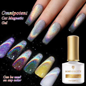 BORN PRETTY Sunlight Sensitive Cat Eye Gel Nail Art Polish Nail UV Gel 10ml Gel Polish Nail Art Pure Color Gel Nail