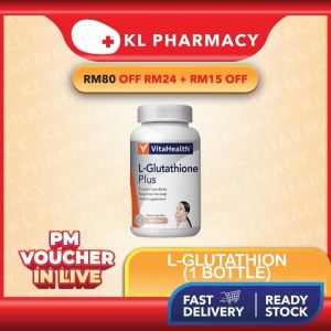 Fast delivery(FREE 1 GIFT) VitaHealth L-Glutathione Plus (30S / 30s x 2) (EXP9/2027