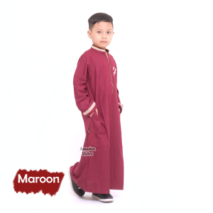 Koko Jubah Baju Muslim Gamis Anak Laki Laki Terbaru FREE PECI Bahan Toyobo Fodu Usia 1 Tahun - 16 Tahun Keren