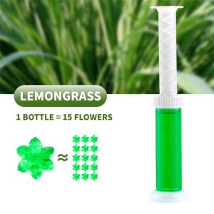 1PC Gel Toilet Bowl Cleaner Flower Stamp Toilet Deodorizing Gel Stamp Toilet Flask Odor Remover