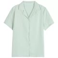 Áo Sơ Mi Nữ Cổ Vest Ngắn Tay Chất Cao Cấp Cực Mát Mịn Không Nhăn. 