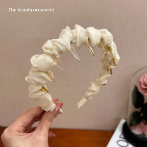 Bando Sirkam Wanita Model Kerut Bahan Sifon Korean Style Aksesoris Fashion HG BDO21