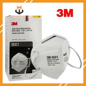 Khẩu Trang 3M 9001 Lọc Bụi Bảo Vệ Hô Hấp đạt chuẩn N90 màu trắng Vải không dệt - Modife Shop