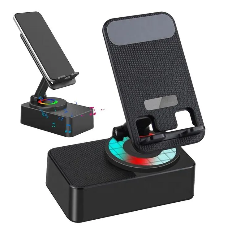 Wireless Speaker With Stand In Phone Holder 360º Rotating