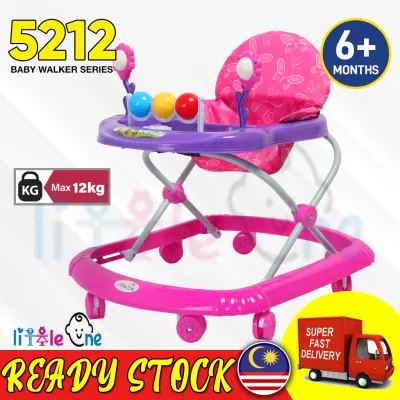 Baby Walker Little One Baby Walker 5212 with Play Toys And Music