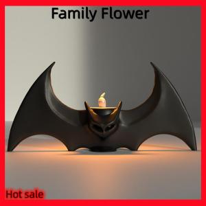 Family Flower Flash Sale Halloween Đen BAT tealight nến khay chủ kệ sách Lò Sưởi nhà hoàn hảo trang trí