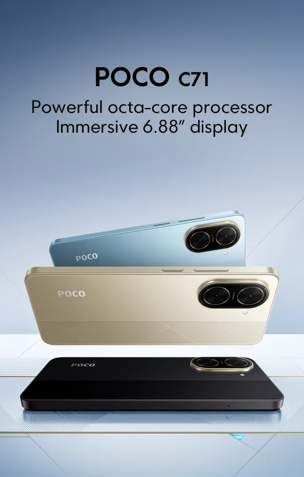 POCO C71 6.88インチ スマートフォン POCO C71【スペック】価格や発売日 | スマホBANK