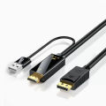 สายเคเบิ้ลอะแดปเตอร์แปลง Hdmi To Displayport 2160P 4K Male To Female พร้อม Usb. 