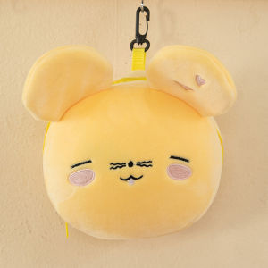 Portable 2-in-1 Eye Mask Neck Pillow Convenient Travel Pillow Lunch Rest Plush Toy Birthday Gift
