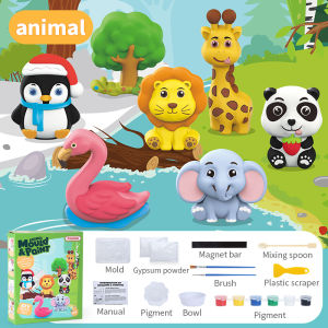 [SG Stock] DIY Plaster Magnet Mould Painting Toy Craft Activity for Kids Family Gift Birthday Parties