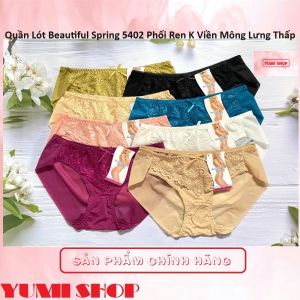 ❤️Quần Lót Beautiful Spring 5402 Phối Ren Thiêu Hoa Không Viền Mông Lưng Thấp❤️
