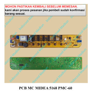 PMC-60  PCB MIDEA / MODUL MESIN CUCI /PCB MESIN CUCI MIDEA 5168 PMC-60