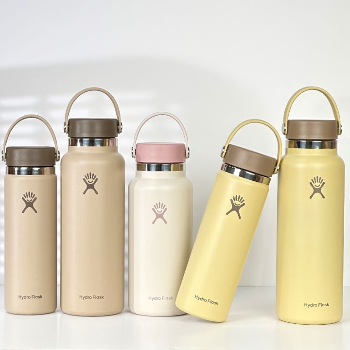 40oz Hydro Pastel Hydro Wide Mouth Water Bottle Flask Insulation Double ...