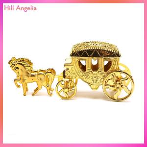 [Hill Angelia] HONG Yilu Creative European Royal Carriage Exquisite Candy Storage Box Cute Home Dector
