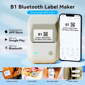 Máy In Nhãn Chuyên Dụng Niimbot In Mã QR Mã Vạch Nhãn Dán Kết Nối ĐT iOS/Android/PC Cho CH Thời Trang Trang Sức KD Online