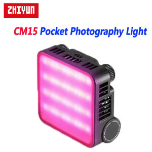ZHIYUN CINEPEER CM15 15W RGB Pocket Photography Light 2500K-10000K 2600mAh Portable Fill-in Light