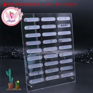 ชาร์จโชว์สีเล็บ แท่นโชว์ลายเพ้นท์เล็บ ลายหินอ่อน