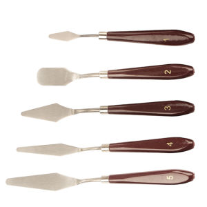 5pcs Pisau Palet Lukis Besi Painting Knife Paint Knife Pisau Palet Satuan