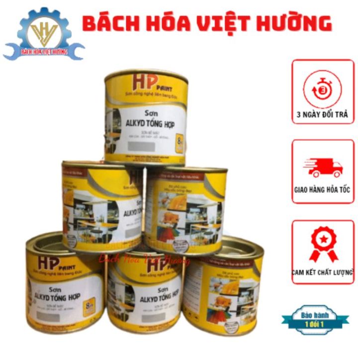 Sơn Tổng hợp Hòa Phát Alky Sơn mọi bề mặt kim loại, gỗ, bê tông, nhựa ...