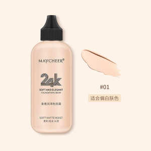 Foundation Liquid Durable No Makeup Dry Skin Moisturizing Lightweight Oil Concealer Strong Cream Muscle Large Bottle for Makeup Artists