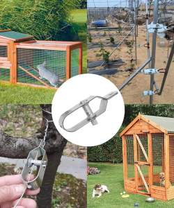 TOOLIX ตัวปรับความตึงลวด ตัวปรับความตึงสายเคเบิล หนา 2 มม. ขนาด 100 / 120 มม.