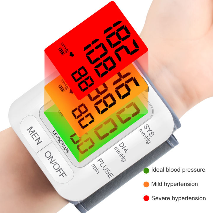 Cofoe USB Charging Wrist Blood Pressure Meter Automatic Double Pressure