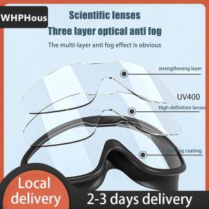 [COD] WHPHous Ship within 24 hours 2025 Large Frame Swimming Goggles For Kids High Quality Antifog Swim Glasses Waterproof HD Swim Eyewear Swim Equipment