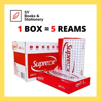 SUPREME A4 Copier Paper 70Gsm 500s Box (5reams)