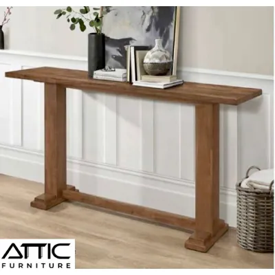 Island Bar Table / Long Console Table / Full Solid Wood Island Bar Table / ATTIC FURNITURE GOLD SERIES ISLAND BAR TABLE