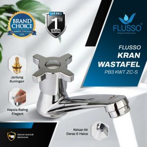 FLUSSO KRAN PB3 KTB ZC-S | Kran Wastafel | Kran Air | Keran Air Wastafel | Keran Air Baling 600