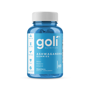 Goli Nutrition Ashwagandha 60 pcs with KSM-66 To Help Reduce Stress & Be Relax [EXP: 08/2026]