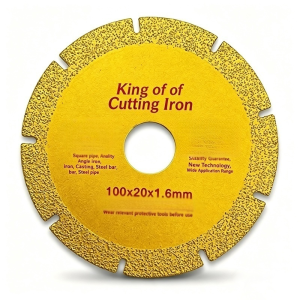 Diamond Saw Blade Brazing Angle Grinder Wheel Iron Cutting KING - 4inch