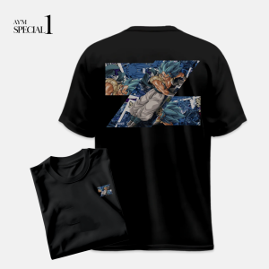 AYM Spesial 1 - Kaos Anime Pria Wanita T Shirt Dragon Ball Goku Bahan 100% Katun Tebal dan Adem / Baju Anime Jepang - Kaos Pria Lengan Pendek Anime Cowok Cewek