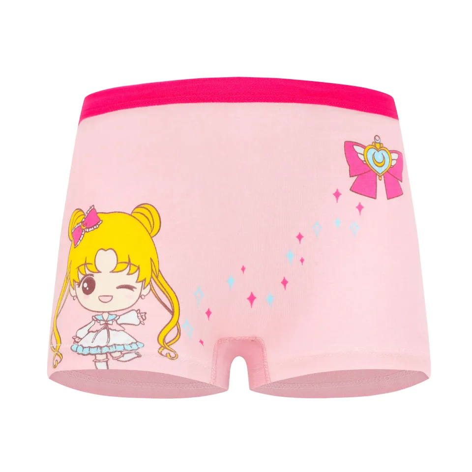 Kids Toddler Girls Cotton Underpants Cute Fruits Print Underwear Shorts  Pants Briefs Trunks 4PCS Underwear (Yellow, 8-10 Years)