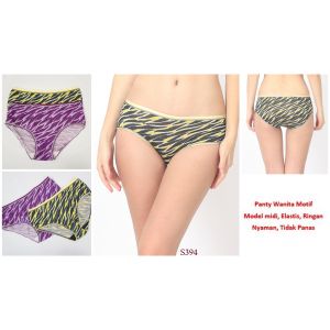 Celana Dalam Wanita Panty Underwear Model Midi  / Pakaian Dalam S394