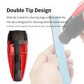 DSPIAE PT-RDB Double-head Retractable Dust Brush Design Push-pull Structure for GK Model Cleaning Tool Small Wide Fine Cleaning Tool. 