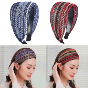 Chic Headpiece Prom Birthday Hair Bands Crocheted Casual Headwear Elegant Lady Hair Headpiece Accessories