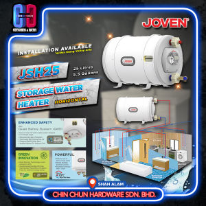 JOVEN JSH 25/JH 25 Storage Water Heater| JOVEN STORAGE HEATER HORIZONTAL | Storage Water Heater | Chin Chun Hardware