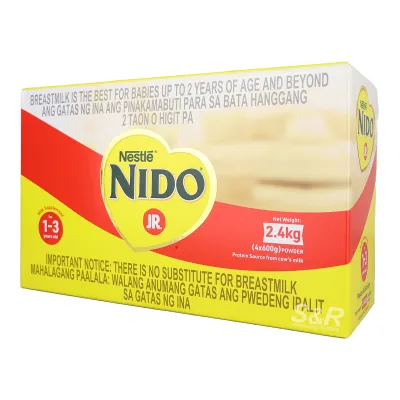 Nestles Nido Junior Ages 1-3 Years Old 2.4kg