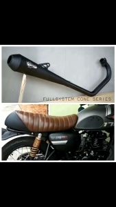 Slincer Knalpot Japstyle Type Kerucut Hitam dop Japstyle Chopper MP Gl100 Tiger Dll