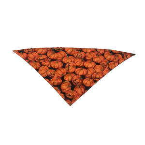 Halloween vật nuôi quấn khăn với ma quái in cho chó và mèo phụ kiện