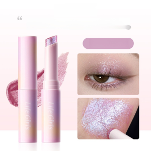 Highlight Glitter Eye Shadow Stick Pearlescent Multi-Color Waterproof Eyeshadow Pen Long-Lasting Makeup Eyeshadow Stick