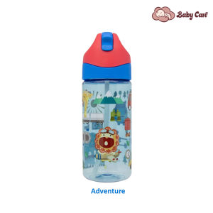 Marcus & Marcus Antibacterial Tritan Straw Bottle 400ml with GERMREPEL®️ Water Bottle & Replacement Straw