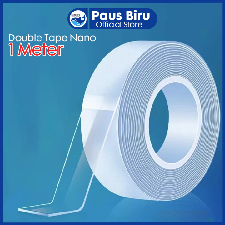 Nano Double Tape / Double Tape / Selotip Isolasi Bening Multifungsi ...